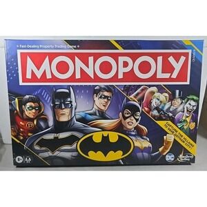 Monopoly‎ Batman Edition Board Game | Monopoly Game for Batman Fans | Ages 8 a